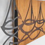Wallity Hawaii 2 - Accesorio decorativo de pared Negro y Nogal